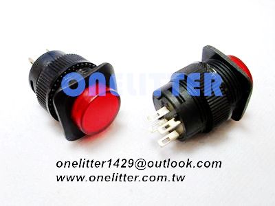 51574  16mm圓形帶燈SW  有段LED(UL)